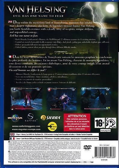 Van Helsing - PS2 (B Grade) (Genbrug)